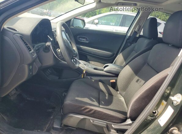 3CZRU6H5XJM712037 2018 HONDA HR-V Зеленый Вид салона спереди
