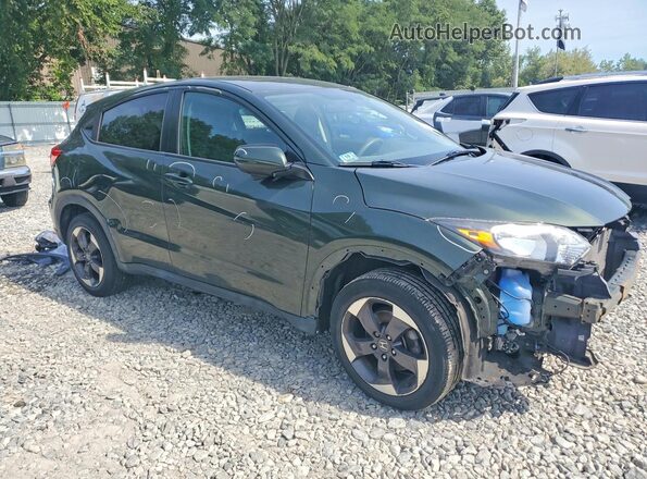 3CZRU6H5XJM712037 2018 HONDA HR-V Зеленый Передняя правая четверть