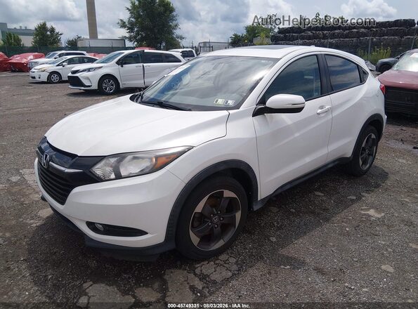 3CZRU6H5XJM725922 2018 HONDA HR-V White Front left
