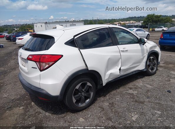 3CZRU6H5XJM725922 2018 HONDA HR-V White Rear right