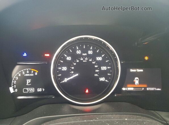 3CZRU6H5XLM701865 2020 HONDA HR-V Gray Սարքավորումների վահանակի տեսք