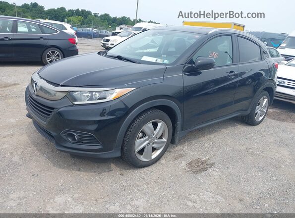 3CZRU6H5XLM709478 2020 HONDA HR-V Black წინა მარცხენა ხედი სამი მეოთხედიდან