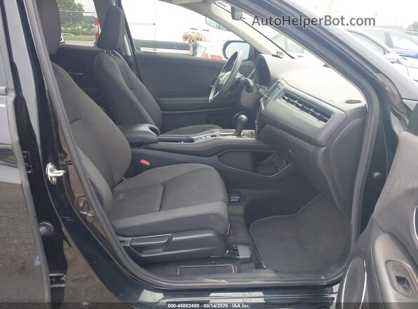 3CZRU6H5XLM709478 2020 HONDA HR-V Black წინა სალონის ხედი