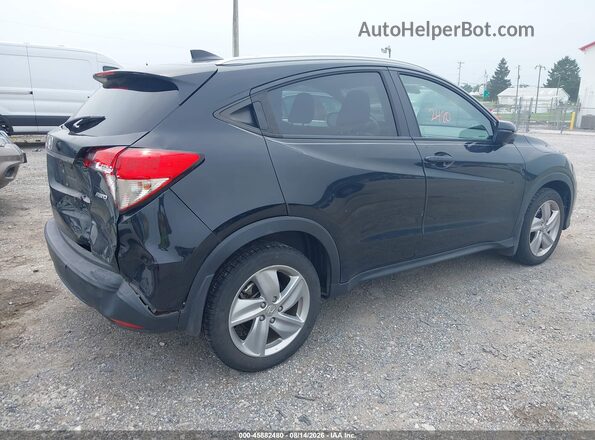 3CZRU6H5XLM709478 2020 HONDA HR-V Black უკანა მარჯვენა