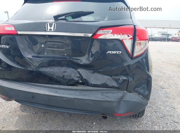 3CZRU6H5XLM709478 2020 HONDA HR-V Black წინა ხედი