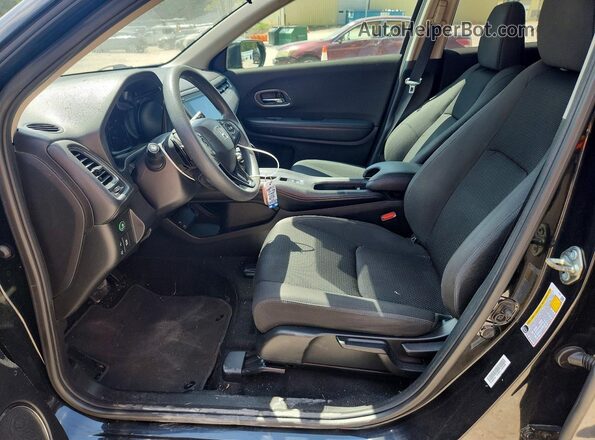 3CZRU6H5XLM725373 2020 HONDA HR-V Black Вид салону спереду