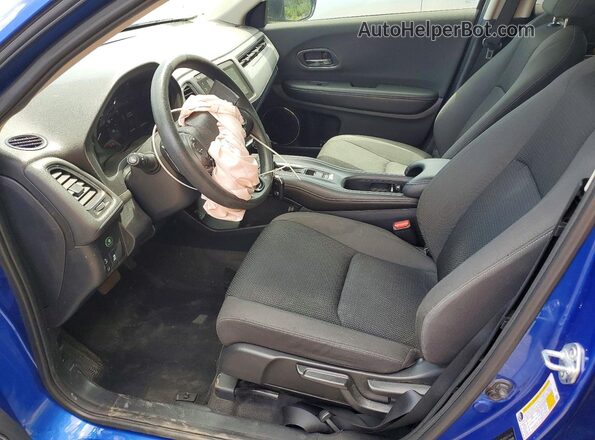 3CZRU6H5XMM737525 2021 HONDA HR-V Blue წინა სალონის ხედი