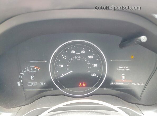 3CZRU6H5XMM737525 2021 HONDA HR-V Blue ხელსაწყოთა პანელის ხედი