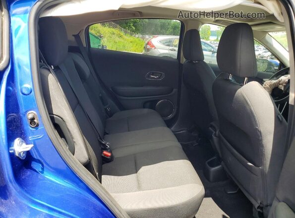 3CZRU6H5XMM737525 2021 HONDA HR-V Blue უკანა სალონის ხედი