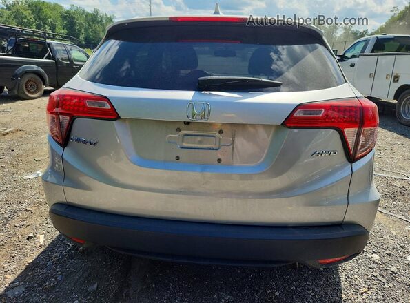 3CZRU6H70GM725616 2016 HONDA HR-V Silver Вид ззаду