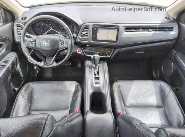 3CZRU6H70GM730458 2016 HONDA HR-V Black Առջևի վահանակի տեսք