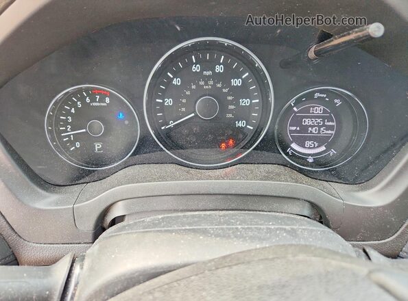 3CZRU6H70GM745669 2016 HONDA HR-V Green Вид щитка приладів
