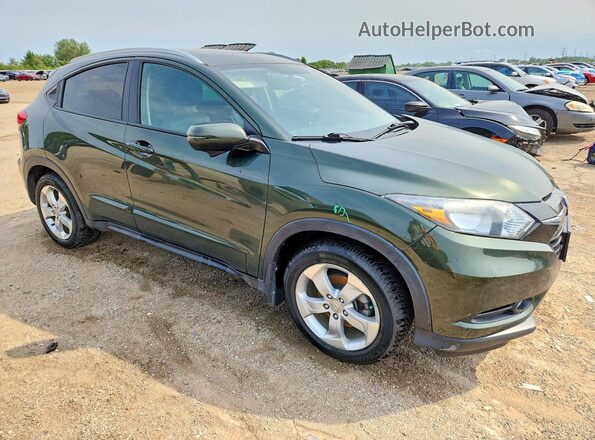 3CZRU6H70GM745669 2016 HONDA HR-V Green Передня права чверть