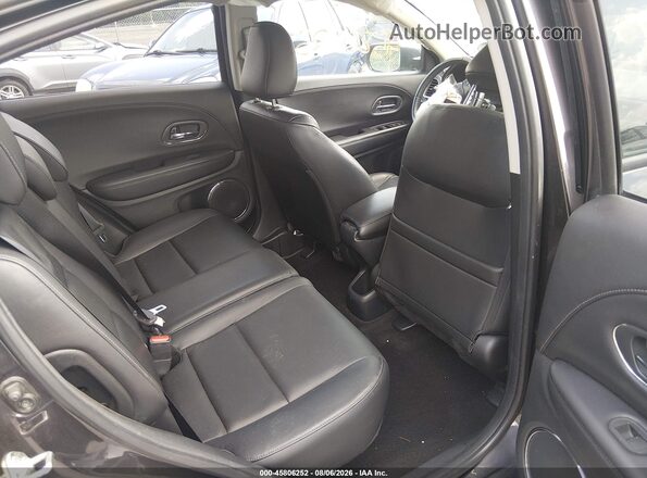 3CZRU6H70HM709353 2017 HONDA HR-V Black VIN კოდის სტიკერის ხედი