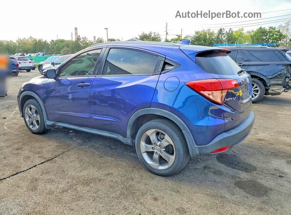 3CZRU6H70HM713158 2017 HONDA HR-V Синий Задняя левая четверть