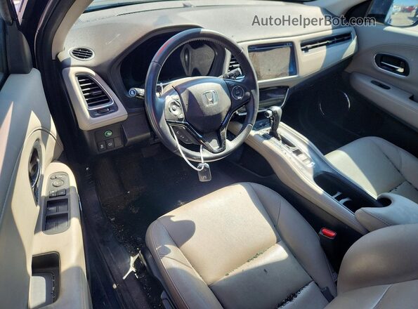 3CZRU6H70HM732860 2017 HONDA HR-V Blue Widok deski rozdzielczej