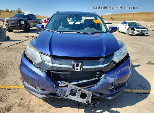 3CZRU6H70HM732860 2017 HONDA HR-V Blue Widok z przodu