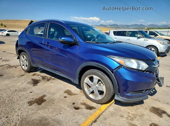 3CZRU6H70HM732860 2017 HONDA HR-V Blue Przód prawy