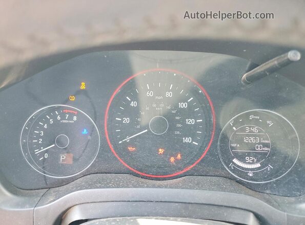3CZRU6H71GM731327 2016 HONDA HR-V Green Вид щитка приладів