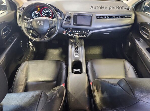 3CZRU6H71GM741534 2016 HONDA HR-V Green Dashboard view