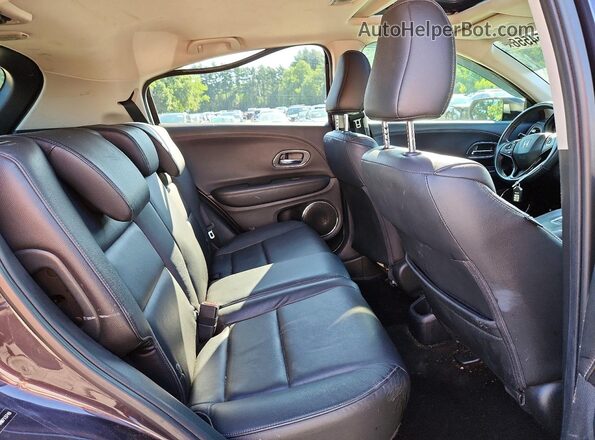 3CZRU6H71HM713749 2017 HONDA HR-V Charcoal Vista interior trasera