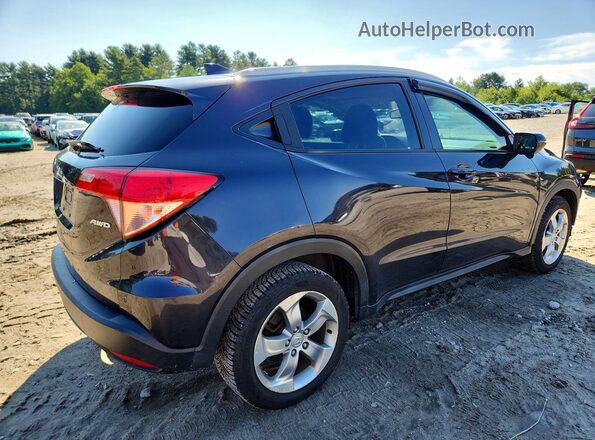 3CZRU6H71HM713749 2017 HONDA HR-V Charcoal Trasero derecho