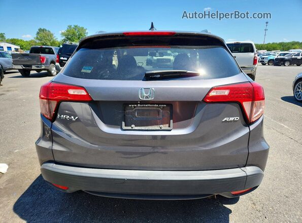 3CZRU6H71HM718188 2017 HONDA HR-V Gray Вид ззаду