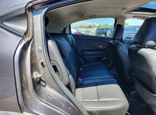 3CZRU6H71HM718188 2017 HONDA HR-V Gray Вид задніх сидінь