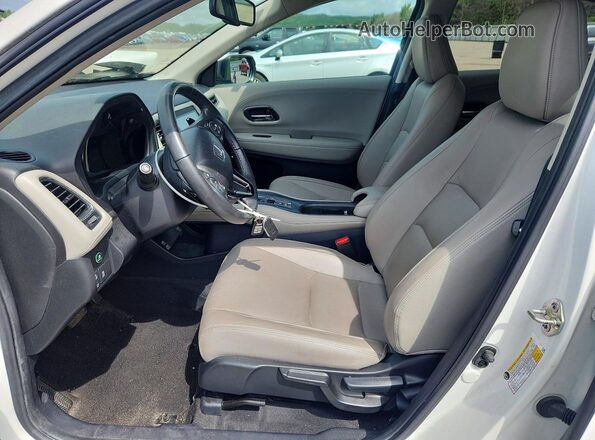 3CZRU6H71KM720529 2019 HONDA HR-V White წინა სალონის ხედი