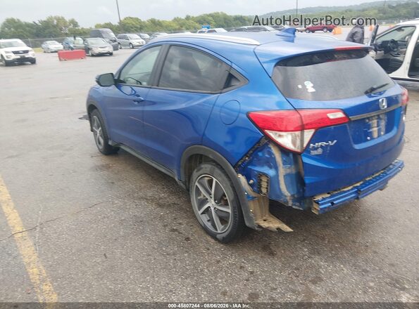 3CZRU6H71NM756239 2022 HONDA HR-V Blue Rear left