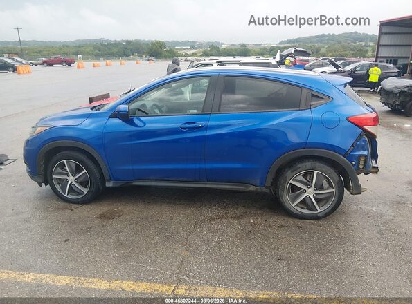 3CZRU6H71NM756239 2022 HONDA HR-V Blue 360 interior view