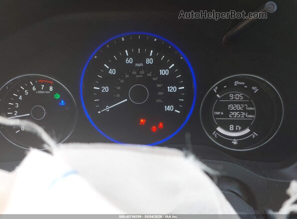 3CZRU6H72GM709871 2016 HONDA HR-V Black Vista de los asientos traseros