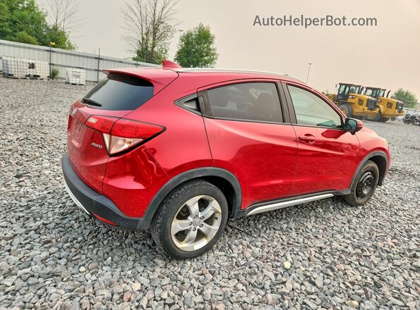 3CZRU6H72GM718909 2016 HONDA HR-V Red უკანა მარჯვენა