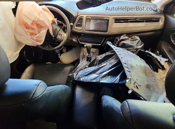3CZRU6H72HM716949 2017 HONDA HR-V Серый Вид панели приборов