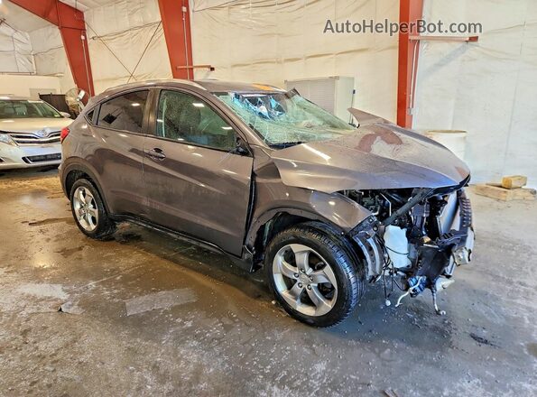 3CZRU6H72HM716949 2017 HONDA HR-V Серый Передняя правая четверть