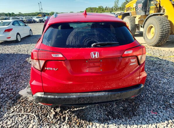 3CZRU6H73GM731720 2016 HONDA HR-V Red Вид ззаду