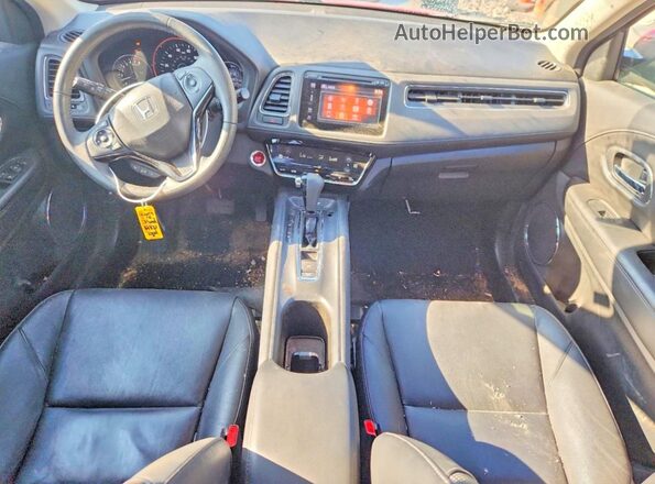 3CZRU6H73GM731720 2016 HONDA HR-V Red Вид панелі приладів