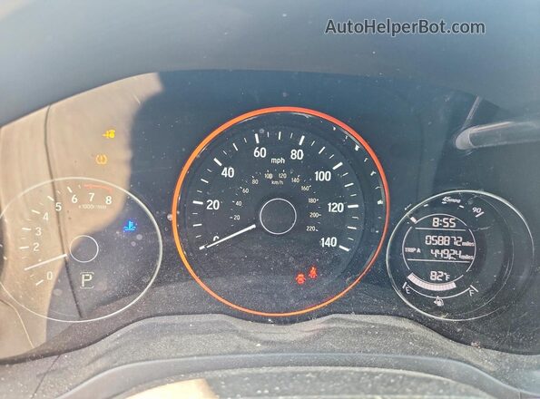 3CZRU6H73GM731720 2016 HONDA HR-V Red Вид щитка приладів
