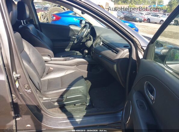 3CZRU6H73GM764040 2016 HONDA HR-V Gray Vista interior delantera