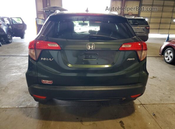 3CZRU6H74GM707216 2016 HONDA HR-V Зеленый Вид сзади