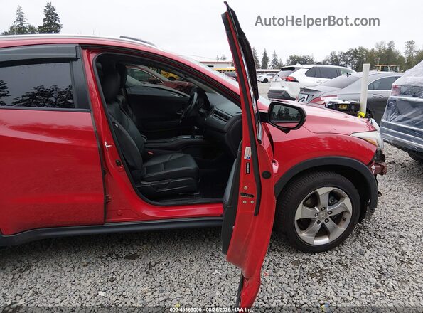 3CZRU6H74HM728746 2017 HONDA HR-V Red Widok wnętrza z przodu