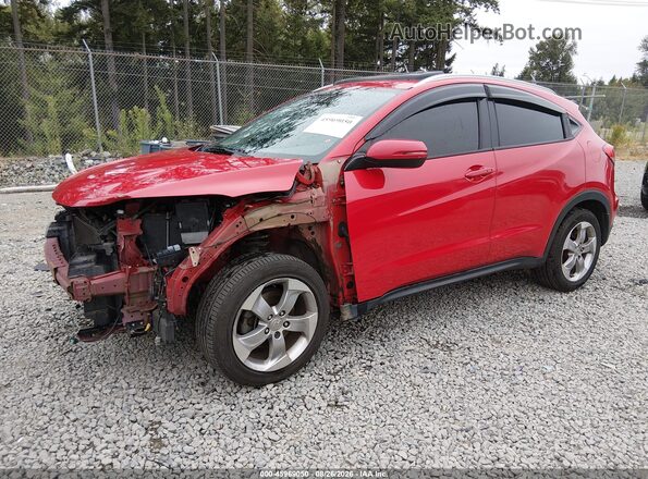 3CZRU6H74HM728746 2017 HONDA HR-V Red Przód lewy