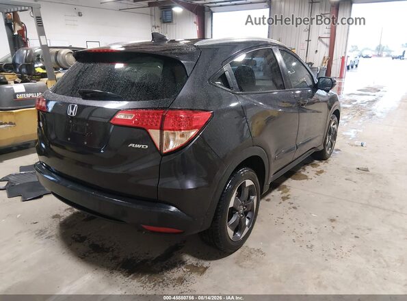 3CZRU6H74JM703366 2018 HONDA HR-V Black Trasero derecho