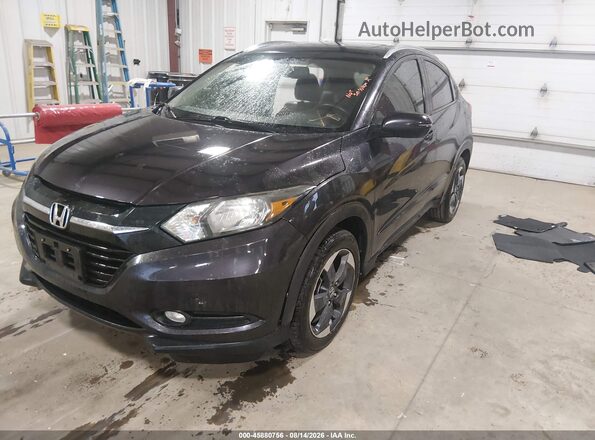 3CZRU6H74JM703366 2018 HONDA HR-V Black Vista tres cuartos delantera izquierda