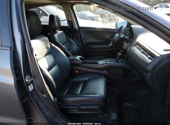 3CZRU6H75GM708018 2016 HONDA HR-V Gray Widok wnętrza z przodu