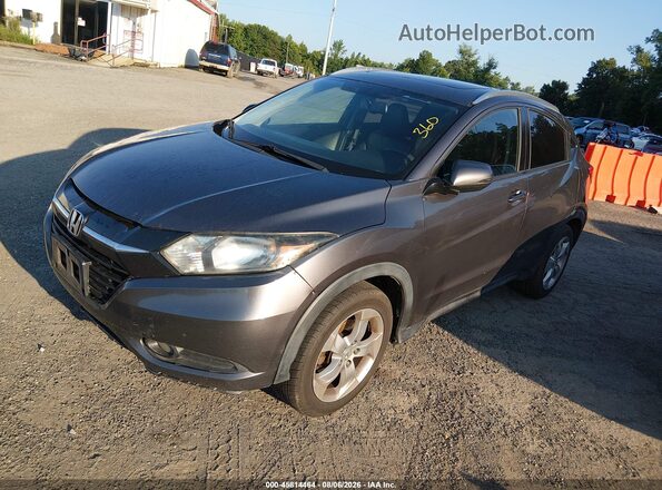 3CZRU6H75GM708018 2016 HONDA HR-V Gray Przód lewy