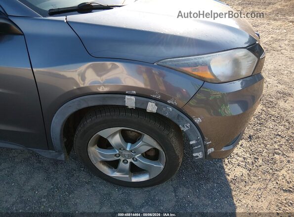 3CZRU6H75GM708018 2016 HONDA HR-V Gray Widok z przodu