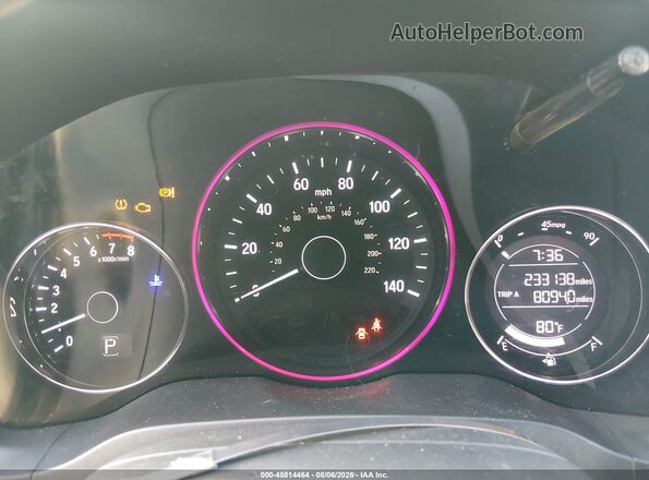 3CZRU6H75GM708018 2016 HONDA HR-V Gray Widok tylnych siedzeń