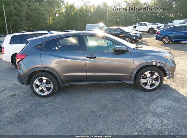 3CZRU6H75GM708018 2016 HONDA HR-V Gray Widok wnętrza z tyłu