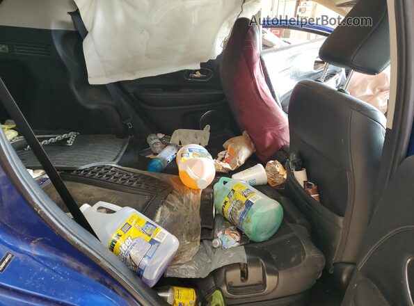 3CZRU6H75JM701223 2018 HONDA HR-V Blue Rear interior view